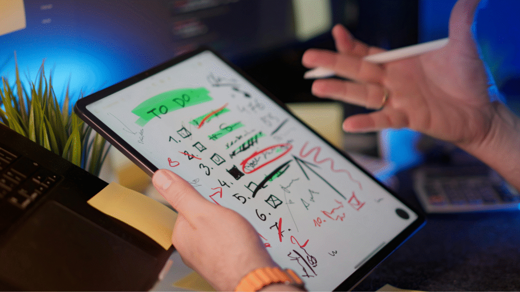 stay organized using technology