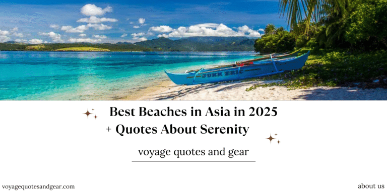 Best Beaches in Asia in 2025 + Quotes About Serenity                                                                            