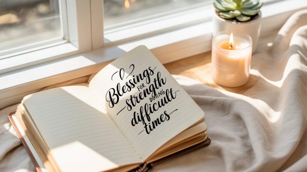 What prayers in scripture focus on strength during trials?