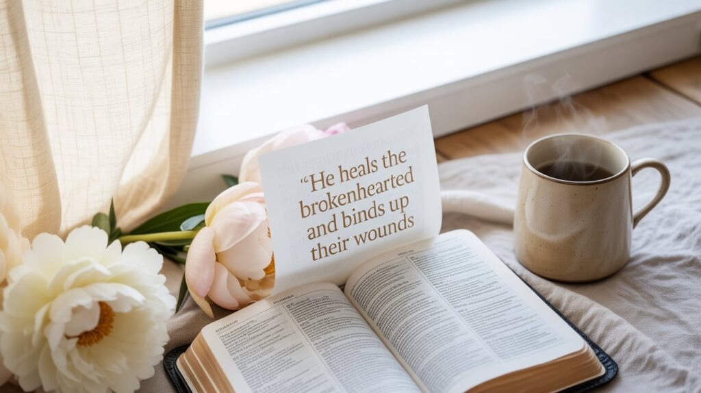 Which scriptures support healing of emotional wounds?