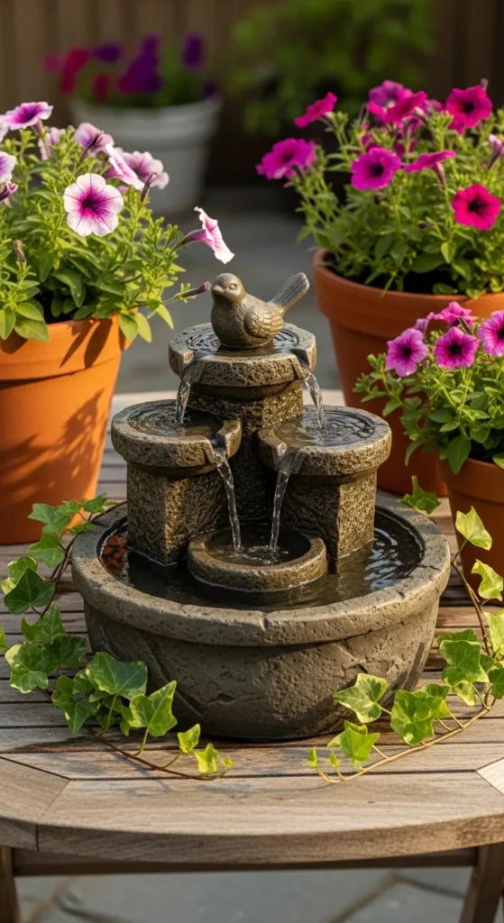 DIY Garden Fountain Ideas
