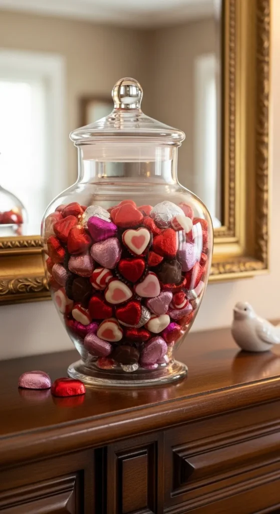 Valentine Mantel Decor Ideas
