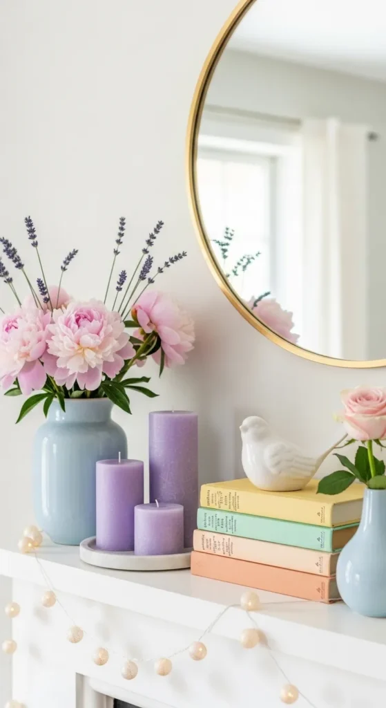 summer mantel decor ideas