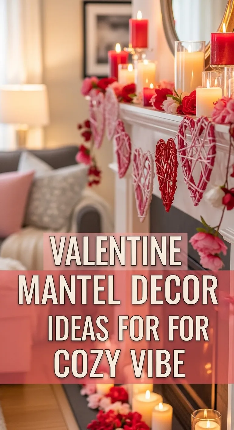 Valentine Mantel Decor Ideas