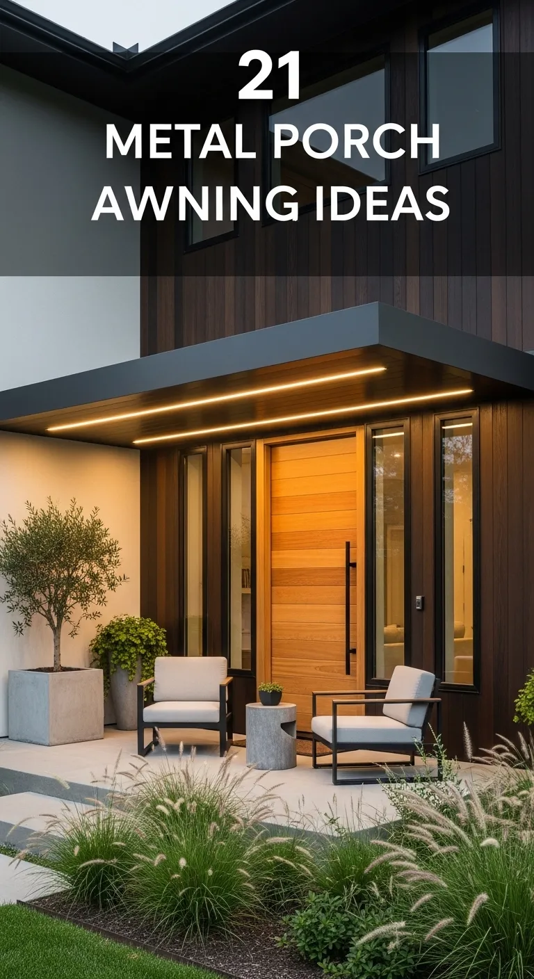 Metal Porch Awning Ideas