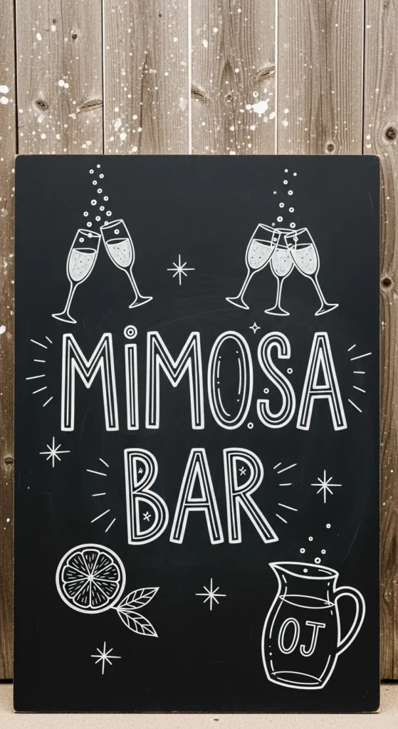 mimosa bar ideas