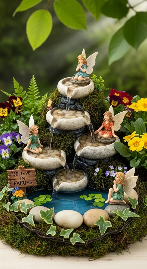 DIY Garden Fountain Ideas