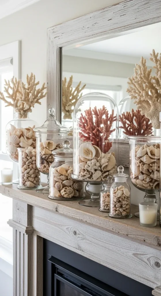 summer mantel decor ideas