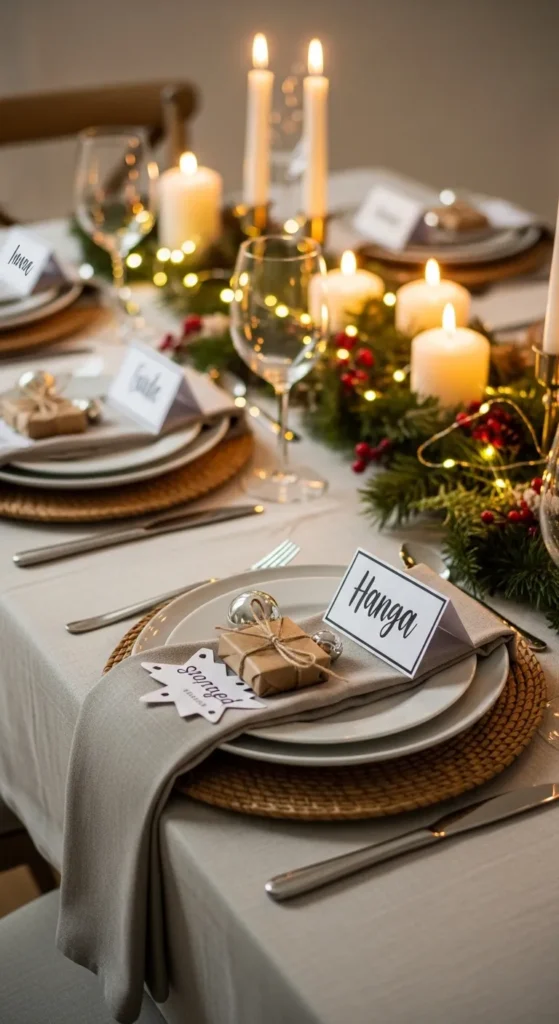 Christmas Table Decor