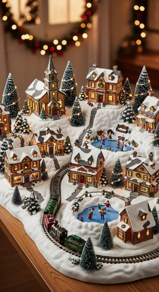 Christmas village display ideas