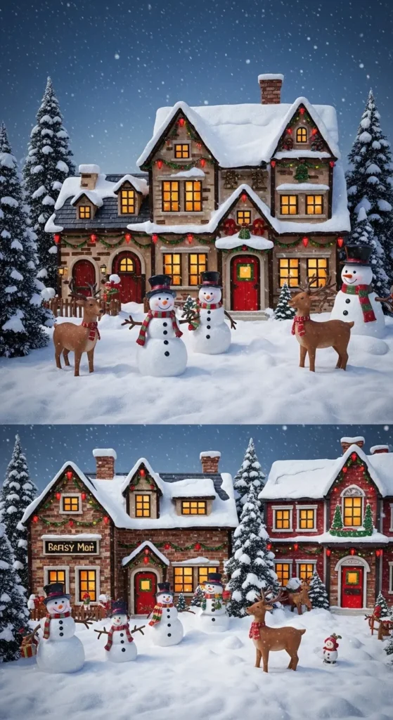 Christmas village display ideas
