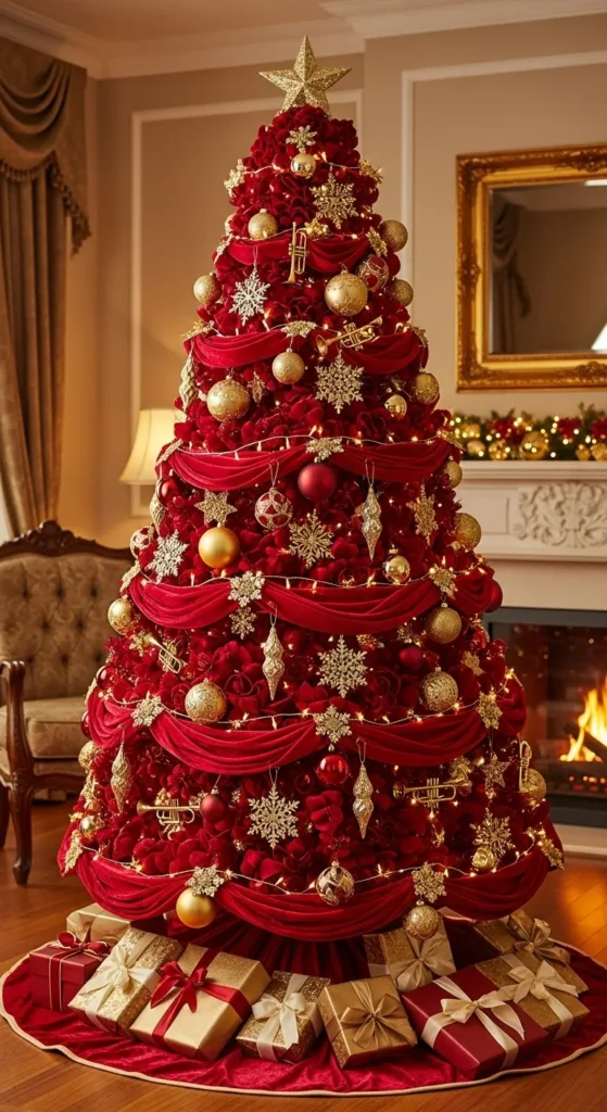 Velvet Christmas Tree Ideas