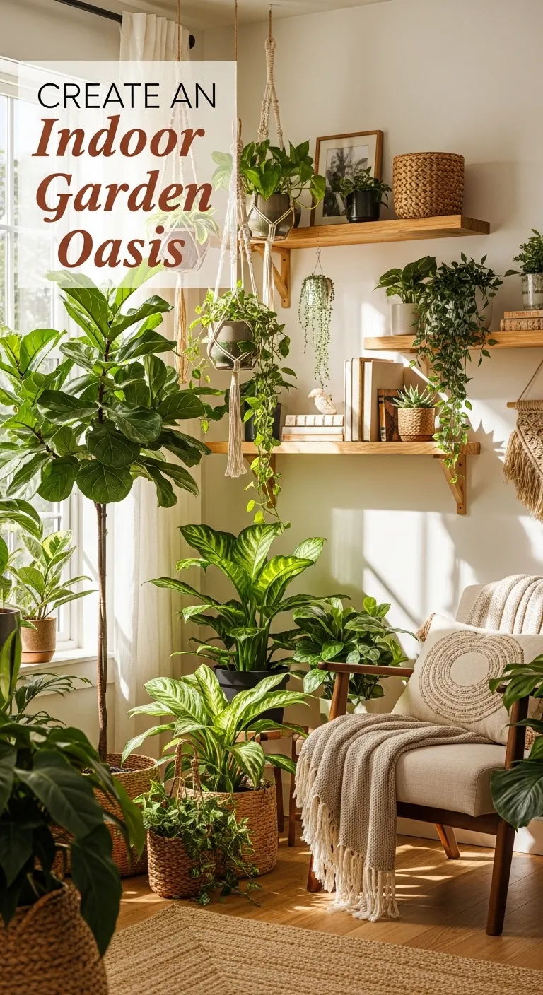indoor garden oasis ideas