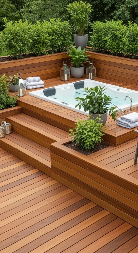 Outdoor Jacuzzi Designs