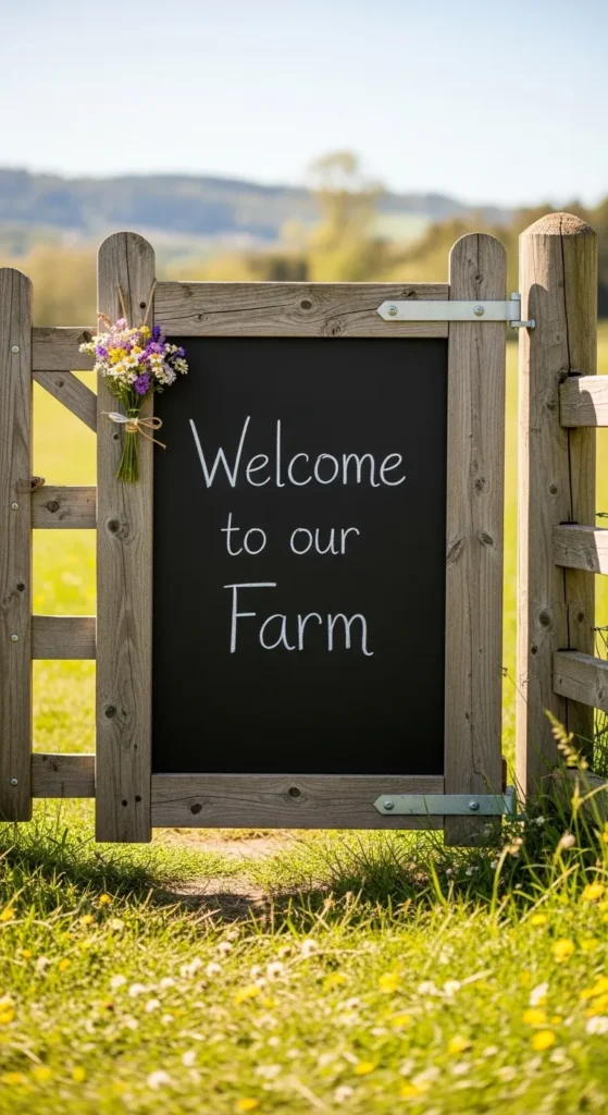 Farm Gate Entrance Ideas