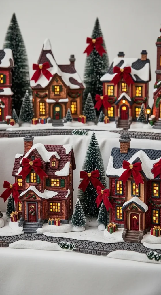 Burgundy Christmas Decor