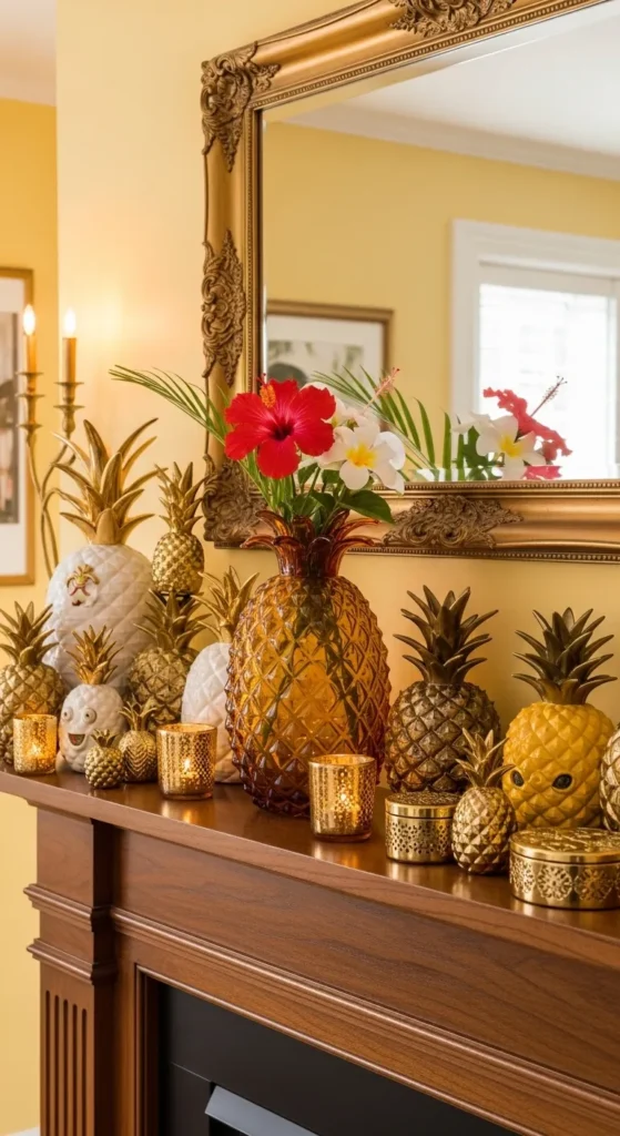 summer mantel decor ideas