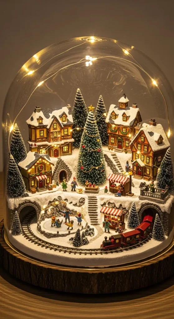 Christmas village display ideas