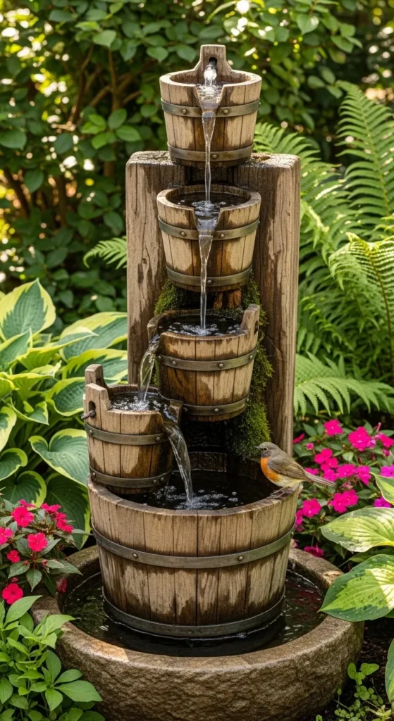 DIY Garden Fountain Ideas