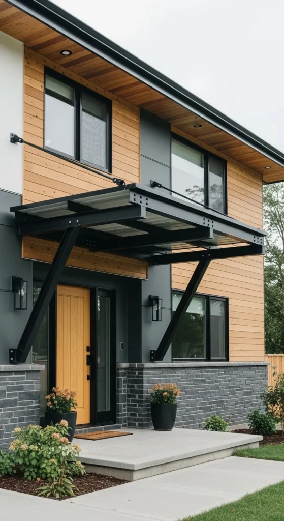 Metal Porch Awning Ideas