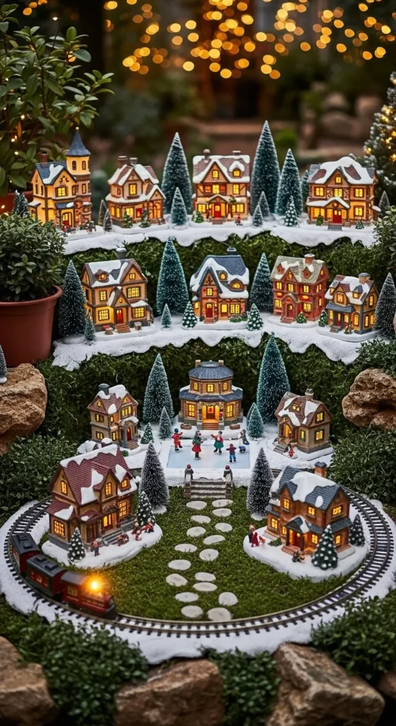Christmas village display ideas