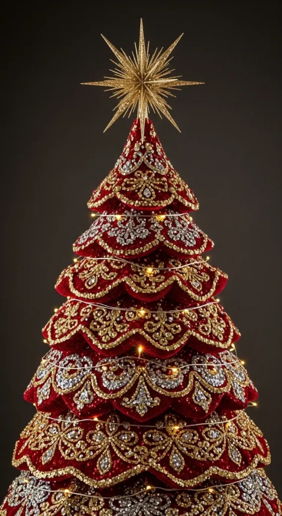 Velvet Christmas Tree Ideas