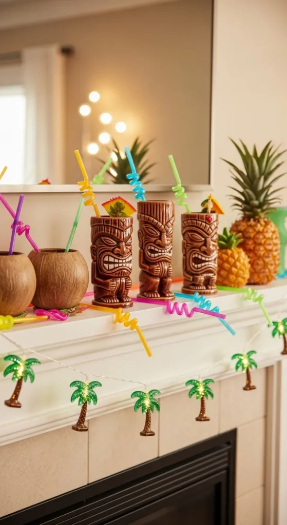 summer mantel decor ideas