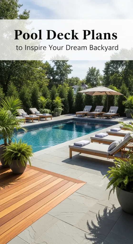 pool deck plans
