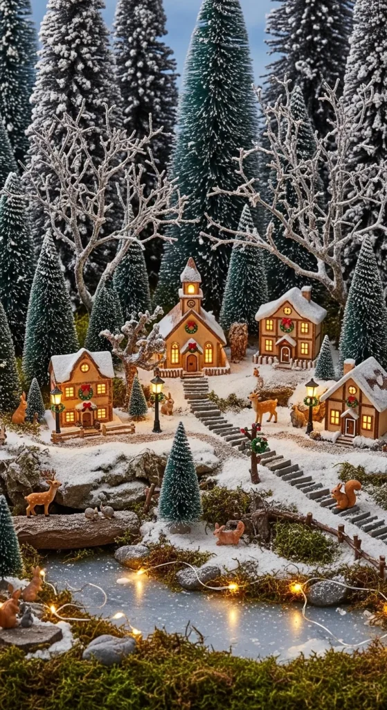 Christmas village display ideas