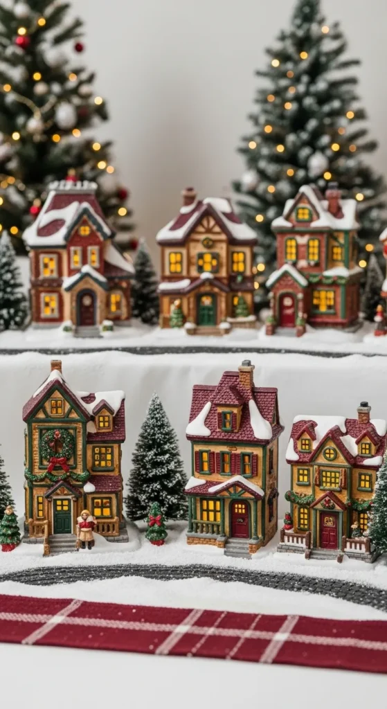 Burgundy Christmas Decor