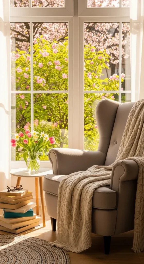 Create a Cozy Spring Reading Nook