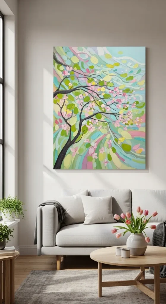 Display Artwork with Spring Themes