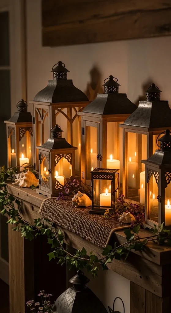 summer mantel decor ideas