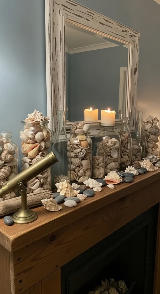 summer mantel decor ideas