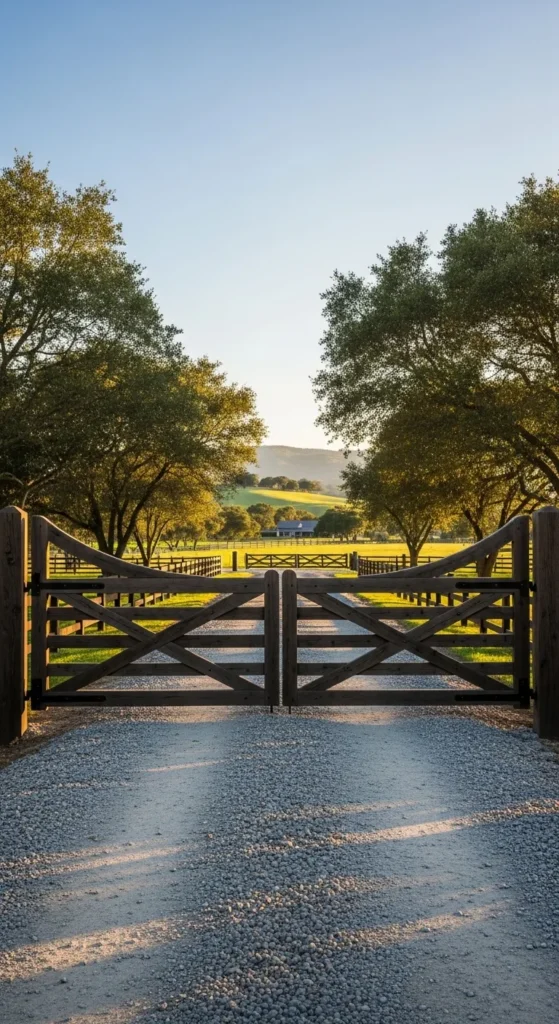 Farm Gate Entrance Ideas