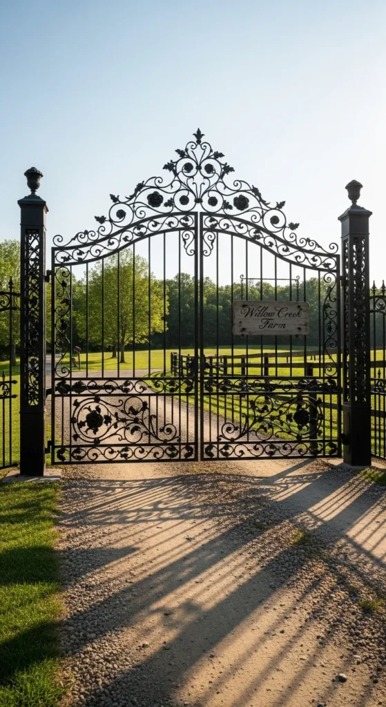 Farm Gate Entrance Ideas