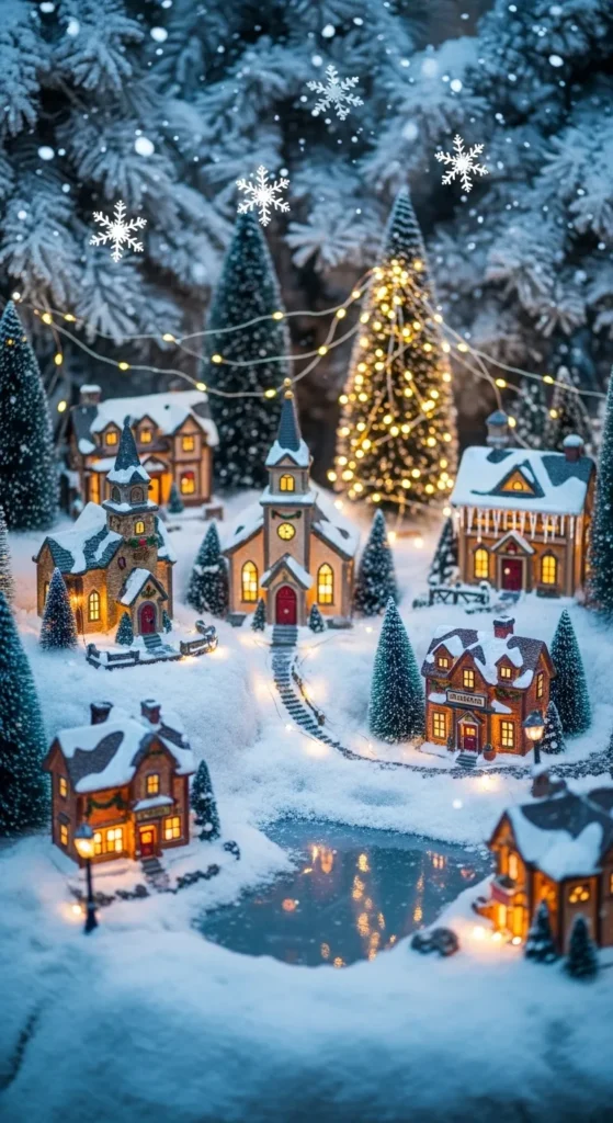 Christmas village display ideas