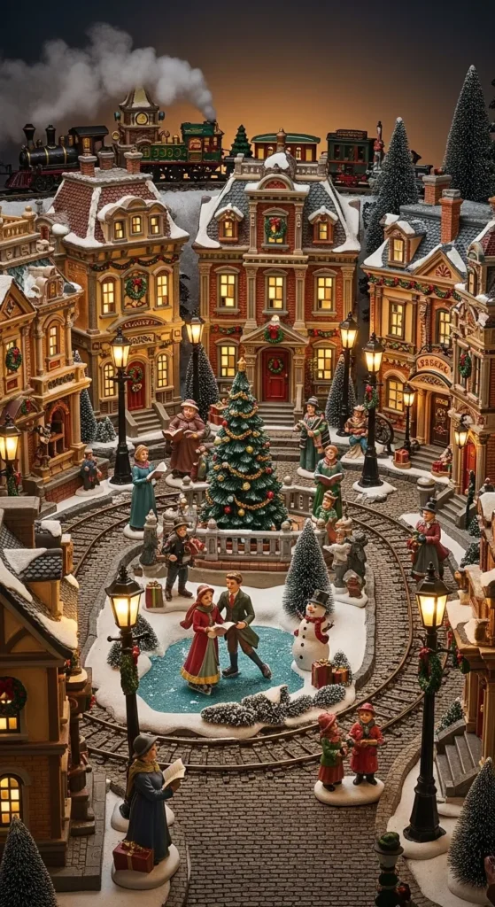 Christmas village display ideas