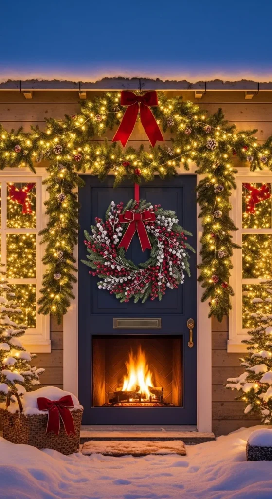 Burgundy Christmas Decor