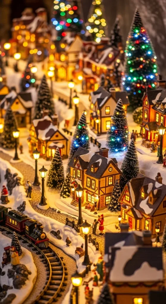 Christmas village display ideas
