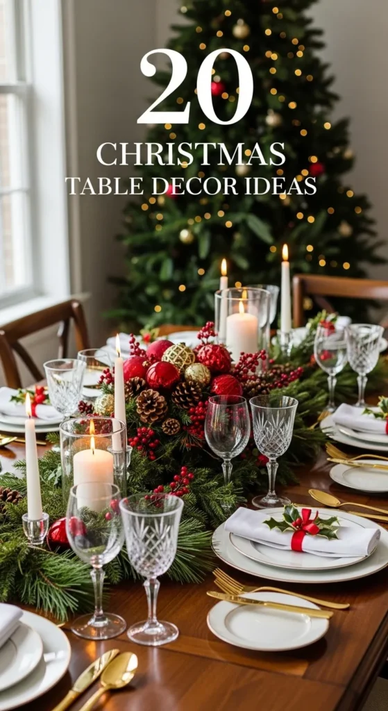 Christmas Table Decor