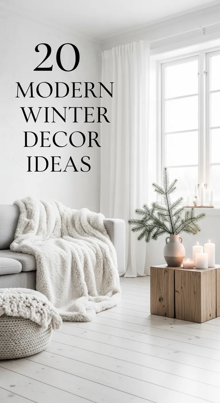 Modern Winter Decor Ideas