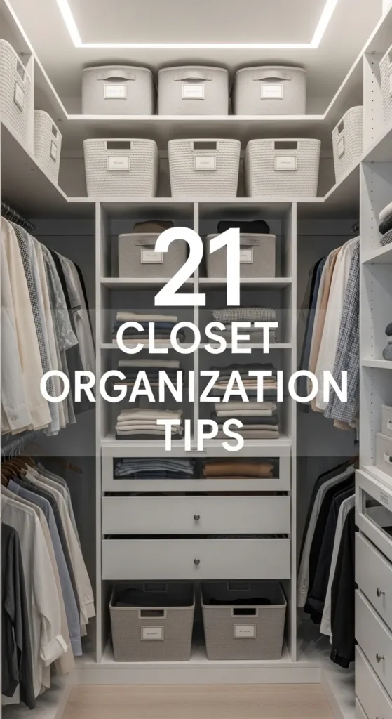 Closet Organization Tips