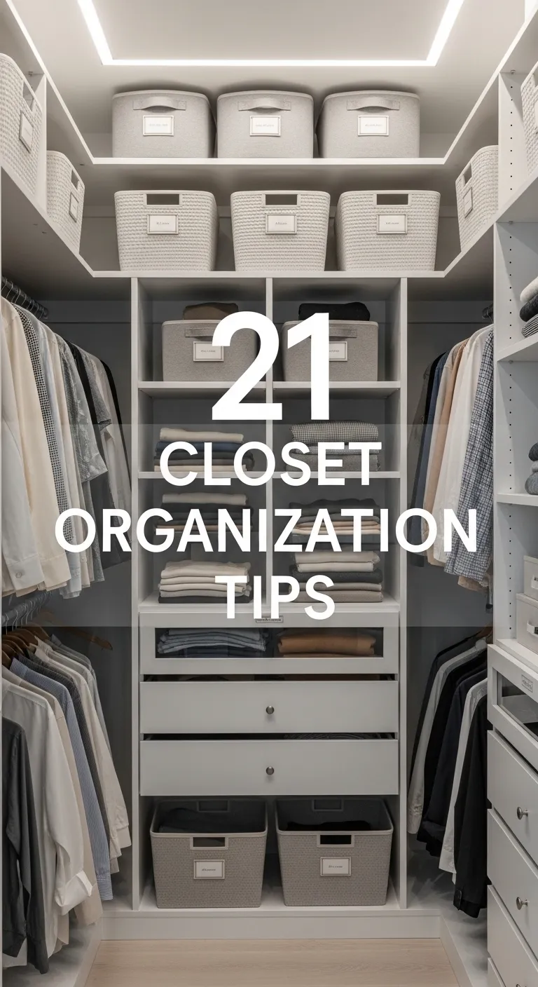 Closet Organization Tips