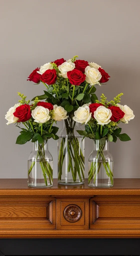 Valentine Mantel Decor Ideas
