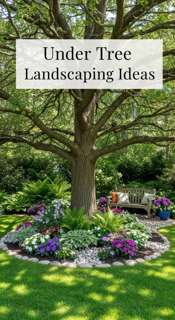 under tree landscaping ideas