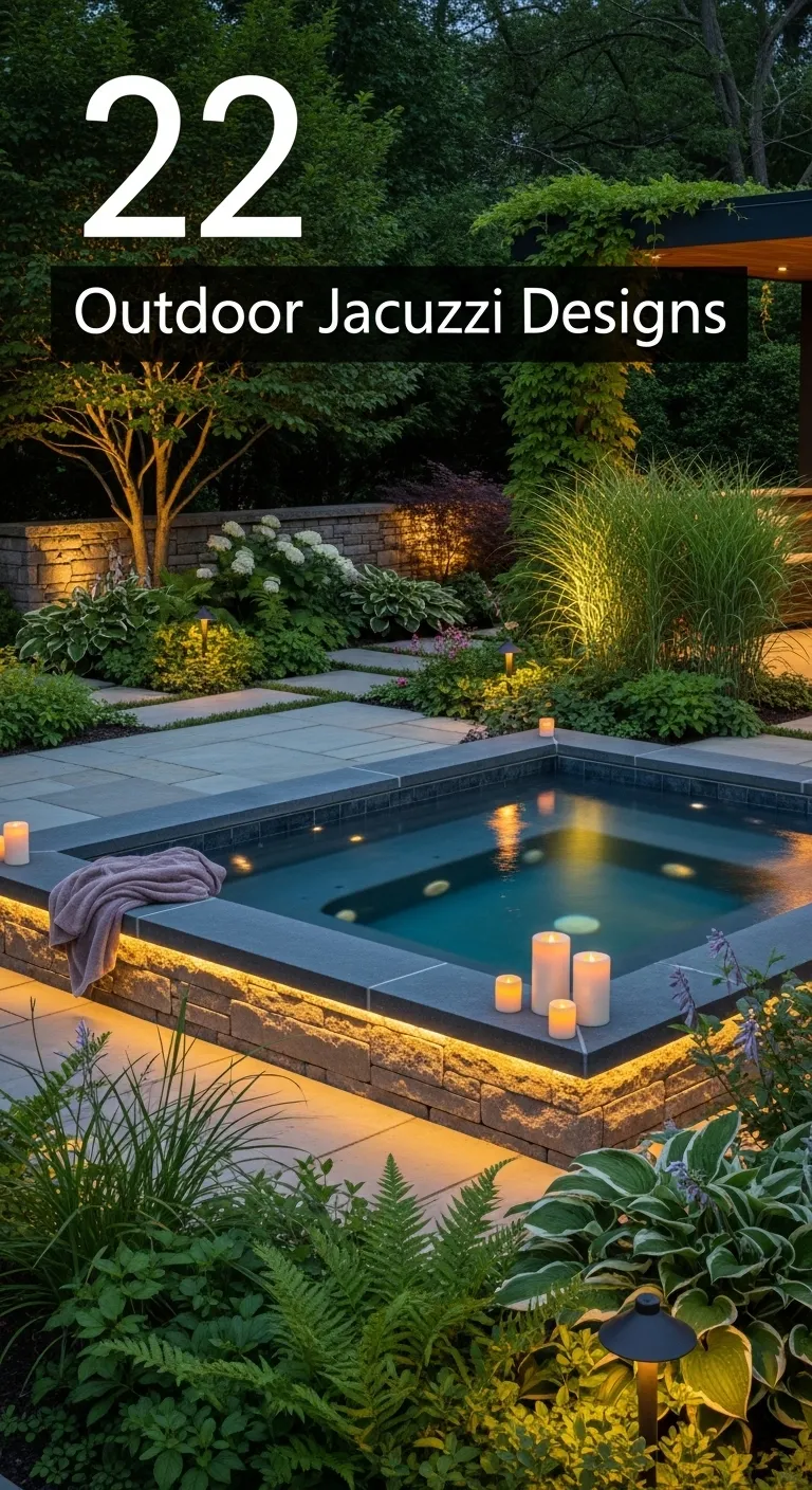 Outdoor Jacuzzi Designs