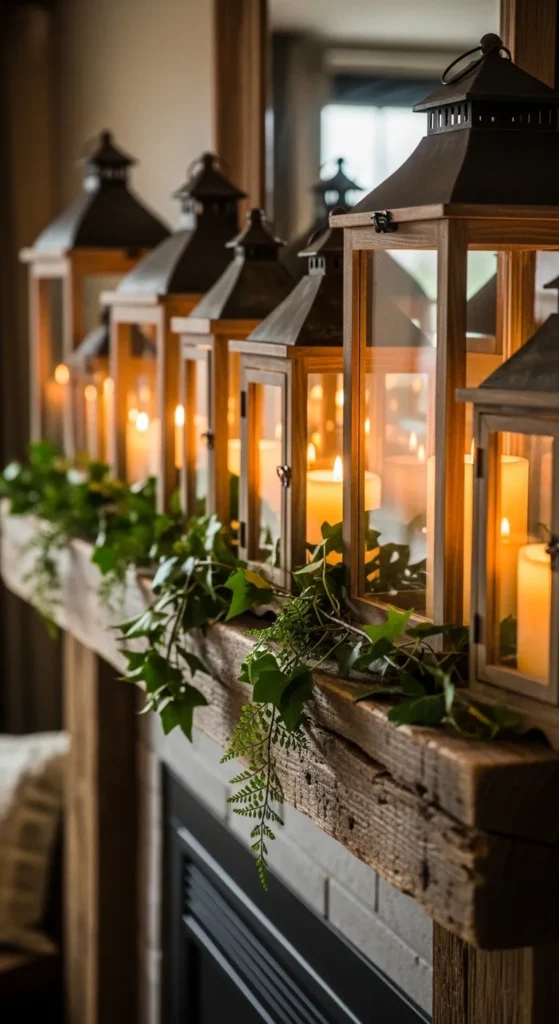 summer mantel decor ideas